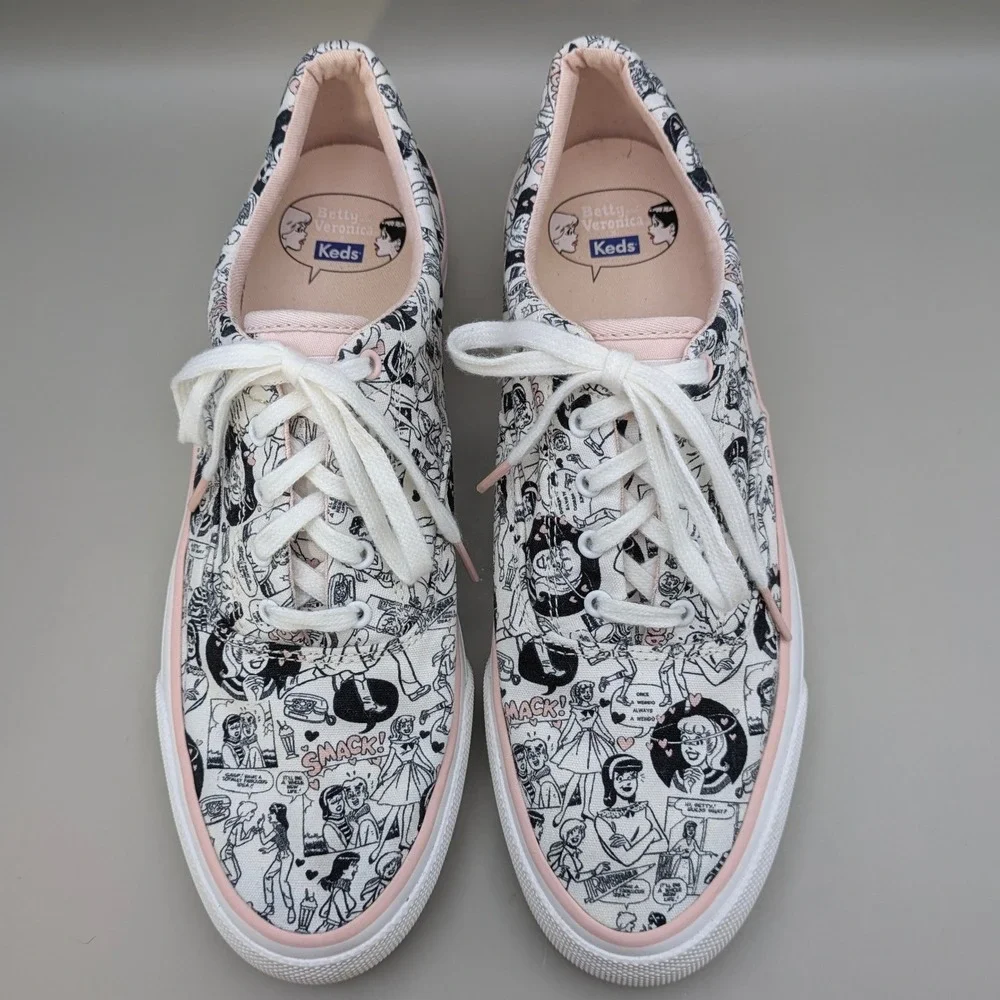 Keds x Betty and Veronica Archie Comics Canvas Sneakers WF61278 Womens Sz 9